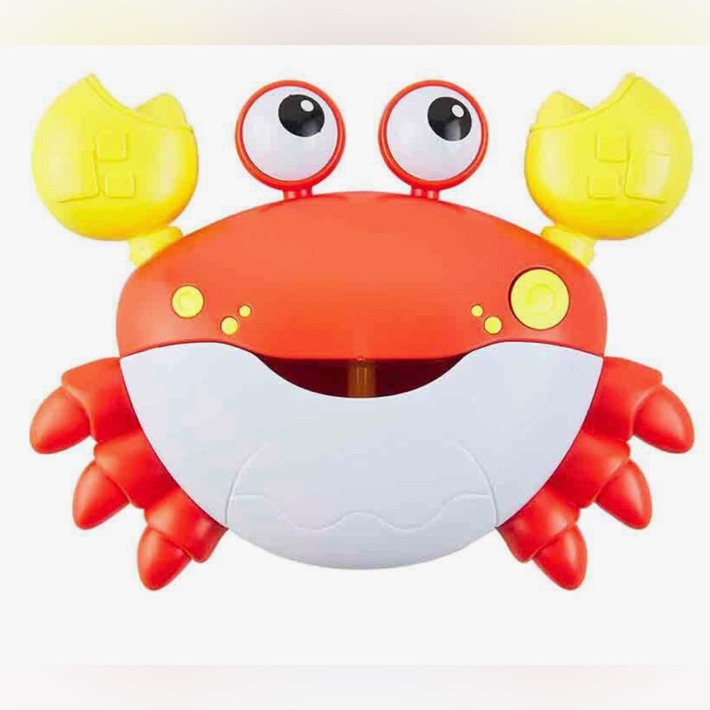QICHEN Bubble Bath Crab Baby Toy Red NIB NWT